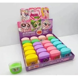 Bálsamo Hidratante de Labios, Forma de Vaselina 24pcs - Humecta, Repara e Hidrata los Labios, Dejando un Brillo y un Delicioso Aroma Frutal, Ideal Par