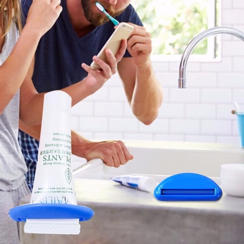 Toothpaste Tube Squeezer,Plastic Toothpaste Tube Squeezer Dispenser,Toothpaste Clips for Saving