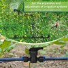 20 Pack 1/4" Drip Irrigation Shut Off Valve, Quick Connect