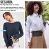 Pack de 2 Cangureras de Viaje Antirrobo con RFID, Ultrafinas