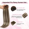Sweetmet Pro2.0 Clip in Hair Extensions Real Human Hair 20inch