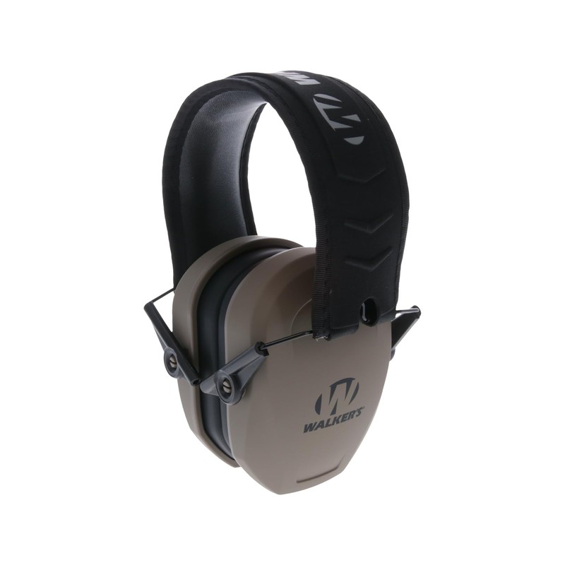 Walker's Razor Slim Passive Earmuff - Ultra Low-Profile Earcups -