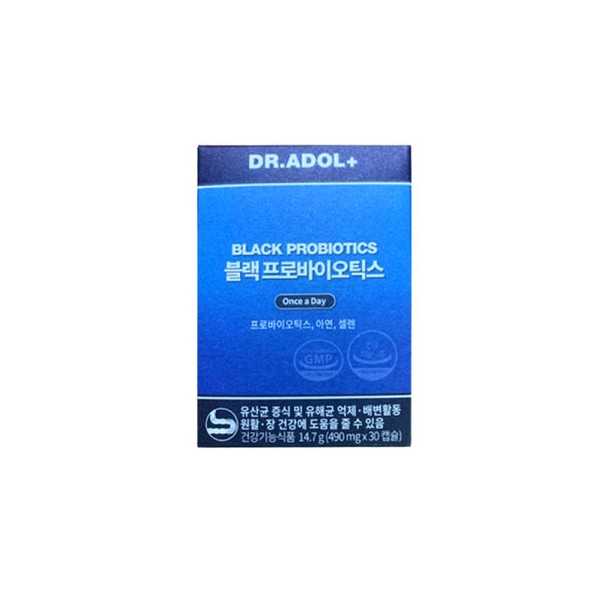Dr. Adol Blackberry Probiotics 490mg 30 Capsules Zinc Selenium