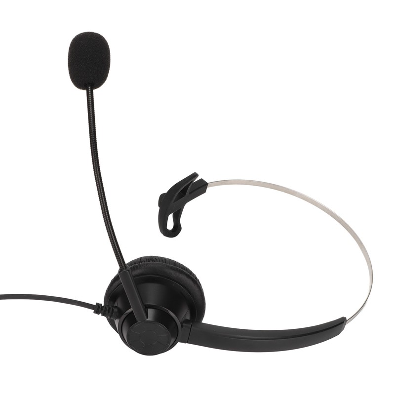 H360‑3.5‑U901 Single Ear Customer Service Headset Adjustable Volume Mute Unilateral