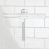 iDesign Metra Ultra Rustproof Aluminum Bathroom Shower Squeegee with Suction