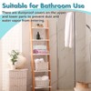 LOYIM Pad and Tampon Holder for Bathroom Acrylic Feminine Product