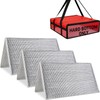 Bodaon 3PK Hard Bottom for 20"×20" Insulated Pizza Dlivery Bag,