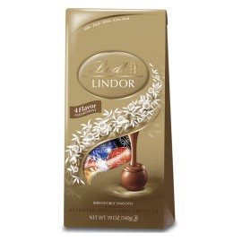 Lindt Chocolate Assorted 4 Flavors Lindor Truffle Bag 19 Oz