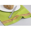 COTTON CRAFT Salsa Stripe Kitchen Towel - Set of 8