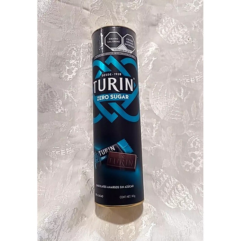 Turin Dark Chocolate Zero Sugar Net 7 Oz.