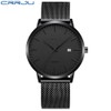 CRRJU Kajun 2172 new thin men's quartz movement business personality