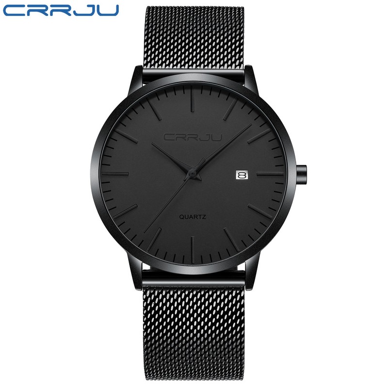 CRRJU Kajun 2172 new thin men's quartz movement business personality