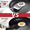 Professional Nylon Mini Spatula, Heat-Resistant Serving Spatula for Nonstick Pans,