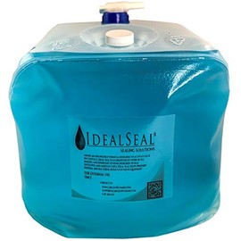 IDEALSEAL Five Gallon Cube of Sealing Solution Plus (with Pump) Compare to Pitney Bowes Sealing Solution 605-0