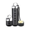 Extra Large Portable 7-Day Weekly Pill Organizer, Waterproof Aluminium Alloy