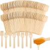 Unbranded 300 Pcs 3.75" Disposable Mini Wooden Tasting Spoons for
