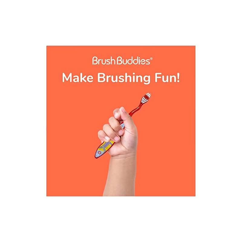 Brush Buddies - Cepillo de dientes Blippi (2 unidades, Suave,