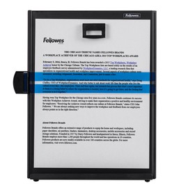 Fellowes Kopy-Aid Black Letter Copyholder (11053), 11.4" x 10.6" x 8.4"