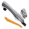 ApplianPar Front Passenger Side Exterior Door Handle Chrome for Kia
