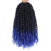 Bestlove Blue Pretwisted Passion Twist Crochet Hair 14 Inch 8