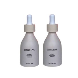 Asterive Chiabine Mela Solution Whitening Ampoule 30ml x 2 / 에스테리브 키아비네 멜라 솔루션 미백앰플 30ml 2개