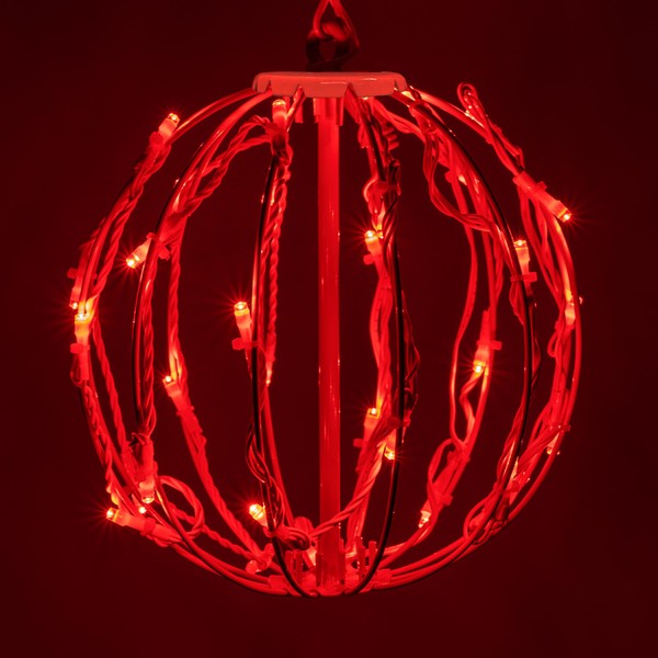 LED Light Ball Indoor-Outdoor Christmas Lighted Sphere Balls Party Decorations,