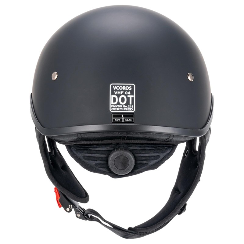 VCOROS Half Helmets Motorcycle VHF04 Open Face Sun Visor Quick