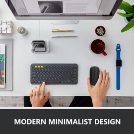 Zunate Drahtlose Maus, Drahtloses Bluetooth 5.0 Schwarz Computer Stummschalten Mäuse 800/1200/1600 3-fache DPI-Einstellung für Tablets/Lernen/Computer und Laptops