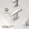 homdiy T Cabinet Knobs 50 Pack Brushed Nickel Cabinet Pulls