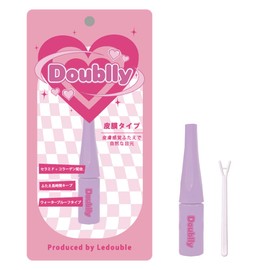 Doublly Dubbly 0.1 fl oz (4 ml) New Series from Ledouvre, Ceramide Collagen, Moisture Ingredient, W Formulation, Waterproof, Double Layer, Shrink Film, Habitat, Ledouble