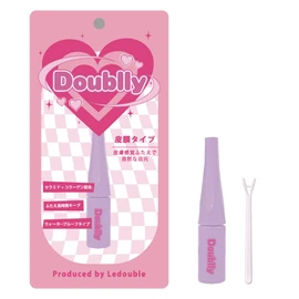 Doublly Dubbly 0.1 fl oz (4 ml) New Series from Ledouvre, Ceramide Collagen, Moisture Ingredient, W Formulation, Waterproof, Double Layer, Shrink Film, Habitat, Ledouble