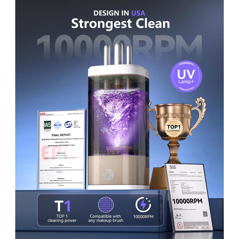 Electric Makeup Brush Cleaner machine1