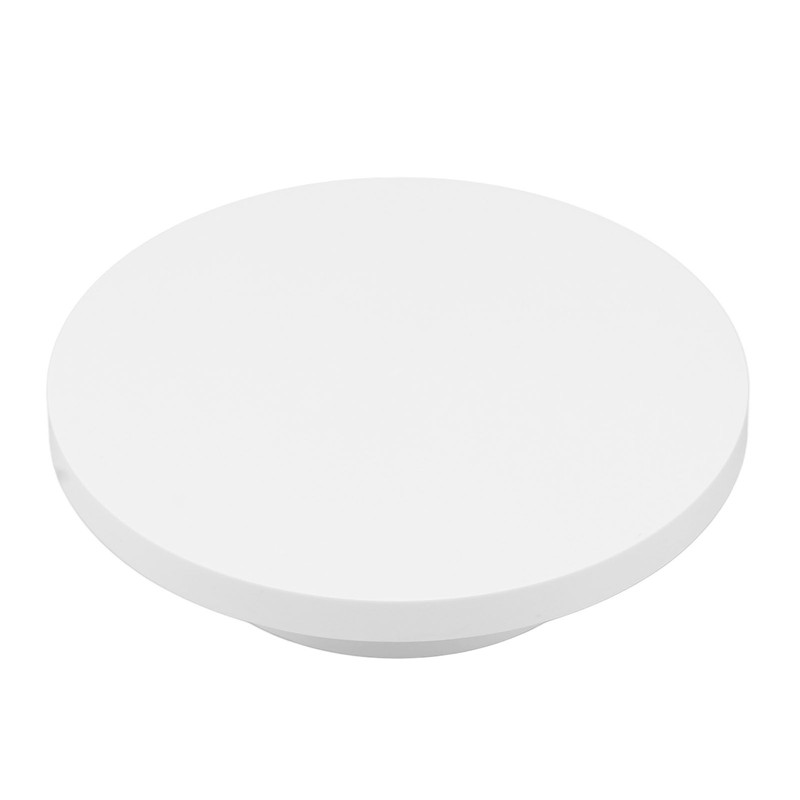 Rotating Display Stand White Plug in Remote Control Load Bearing