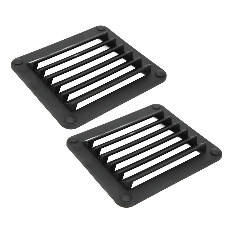 2pcs Air Vent Ventilation Opening Side Exhaust Port Rectangular Ventilation