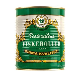 Garvo Vesteraalens Norwegian Fish Balls Cod Fish Fresh Canned 800g. Good and Healthy Dinner