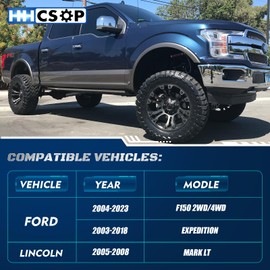 HHCSOP 2.5" Front Leveling Lift Kit for 2004-2024 Ford F150 2WD 4WD, 2003-2018 Ford Expedition, 2005-2008 Lincoln Mark LT, 2.5 inch Front Strut Spacers