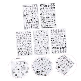Baluue 40sheets Flower Nail Art Stickers Easy to Use Manicure Decals for Creative Nail Designs for Friends and Special Occasions
