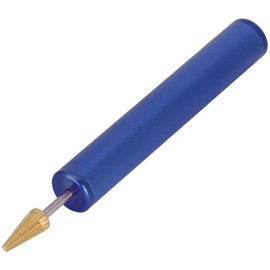 Colorful Edge Roller Applicator5.2in Leather Edge Dye Pen for Leather Craft Hand‑Held Oil Stick Paint Finisher Belt Strap Tool, Dark Blue Leather Tools