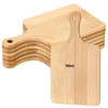 Lounsweer 6 Pcs Thicken Cutting Board Bulk Wood Chopping Board
