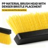 18”Push Broom Brush for Floor Cleaning with 60” Long Handle