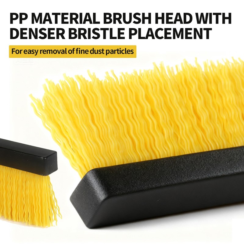 18”Push Broom Brush for Floor Cleaning with 60” Long Handle