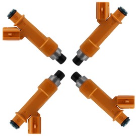 AUTOMUTO 12 Holes 4Pcs Fuel Injectors Compatible for 2002-2004 for Toyota for Camry 2.4L, 2002-2004 for Toyota for Solara 2.4L 23250-0H050