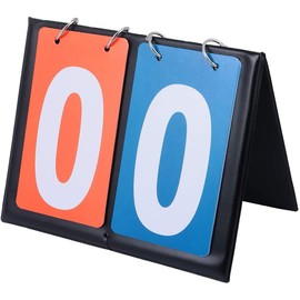 Tiardey 2PCS Two-Color Scoreboard,for Sports Match Daily Use Outdoor Outside(Two-Digital)