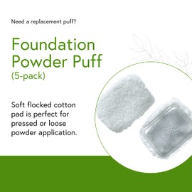 Honeybee Gardens Foundation Powder Puff (5-pack) | Cruelty Free