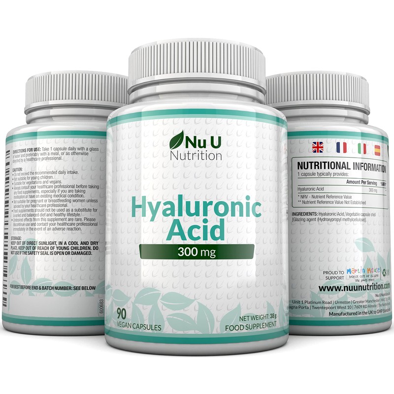 Hyaluronic Acid 300mg | 90 Capsules (3 Month Supply) |