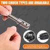 BOFRHME Forstner Bit Extension for 3/8Inch Round Shank, High-Carbon Steel