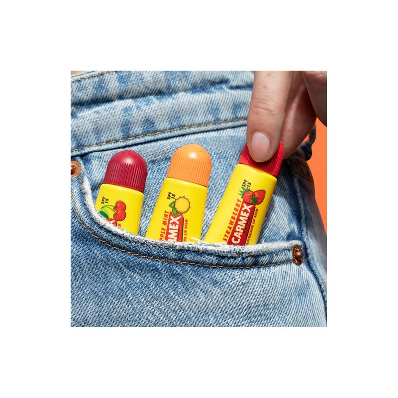 Carmex Lip Balm Squeeze Tube Minis 3 Pack