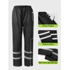 SaphiRose Men's Rain Suit High Visibility Reflective Work Rain Jacket