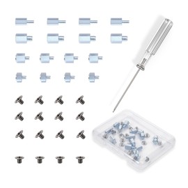 M.2 Standoff and Screw Kit - M2 SSD Hard Drive Mounting Screws PCIe Nvme Motherboard Standoffs for ASUS Gigabyte ASRock MSI PC Laptop Motherboards