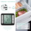 ORIA Refrigerator Thermometer, Wireless Digital Freezer Thermometer with 2 Wireless